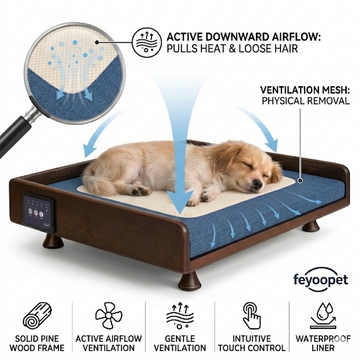 Beyond Cooling Mats: Why an "Active Breathing" Bed is the Future of Pet Comfort
