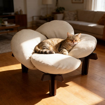 Flower Shaped Elevated Cat Bed